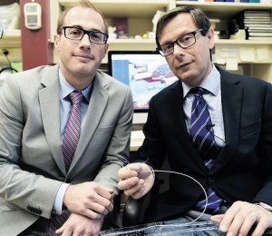 Dr. Andrew Pepper, left, and Dr. James Shapiro believe their new technique will offer less risk and far greater health benefits to diabetes patients in comparison to current transplant methods. John Lucas/Edmonton Journal