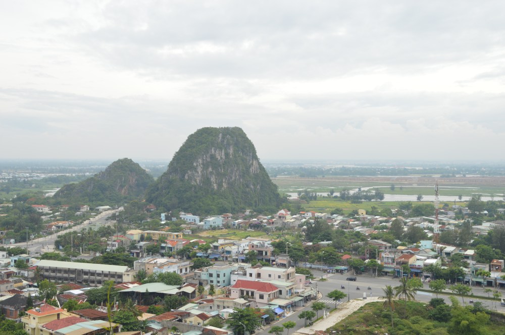 View of Marble Mountains, Vietnam
